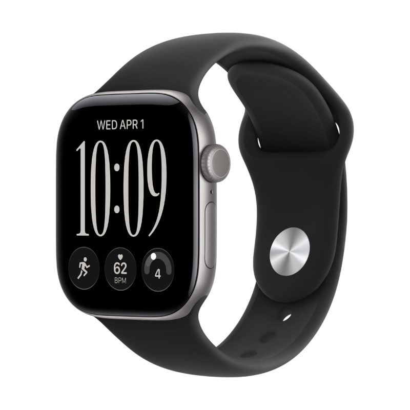 Apple Watch Series 12, 42 mm, Space Gray Aluminum Black Sport Band M/L